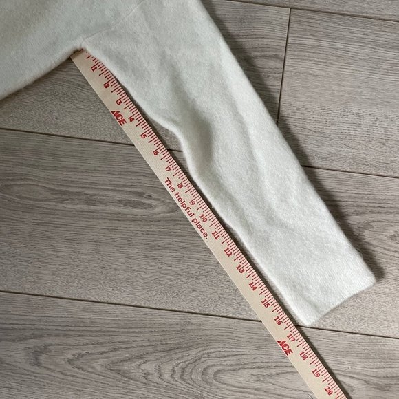 Eileen Fisher Women's Sweater Crew Neck Dropped Shoulders Pullover Cream X-Small - Picture 4 of 9